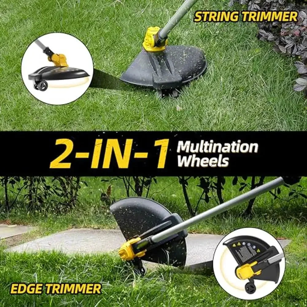 15" Cordless Weed Wacker & Edge Trimmer