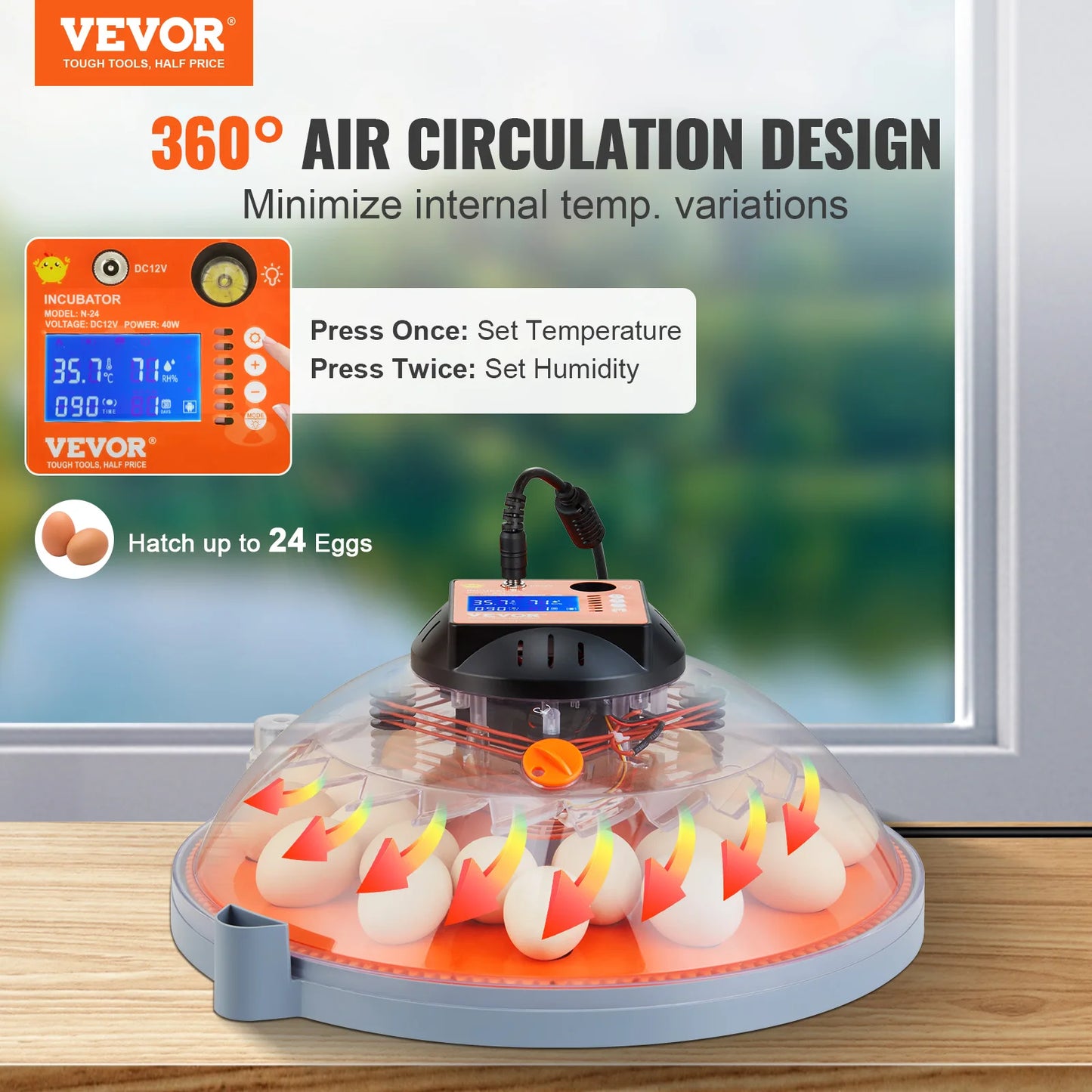 Egg Incubator Automatic Turner