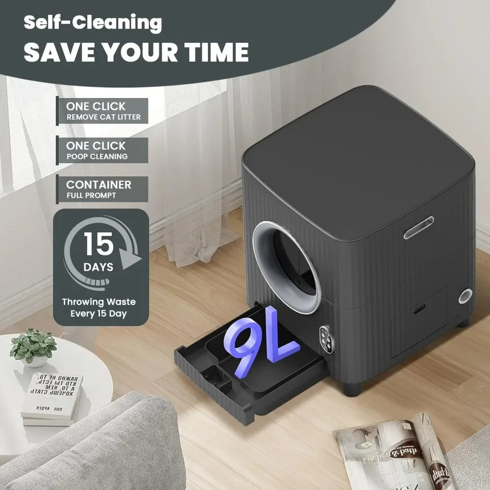 Large Capacity Automatic Cat Litter Box