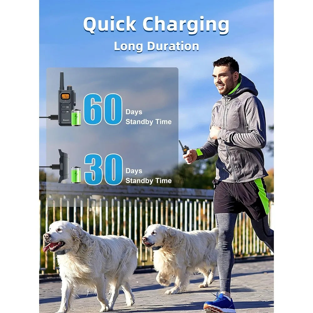 Waterproof Dog Shock Collar with Remote, 4000ft
