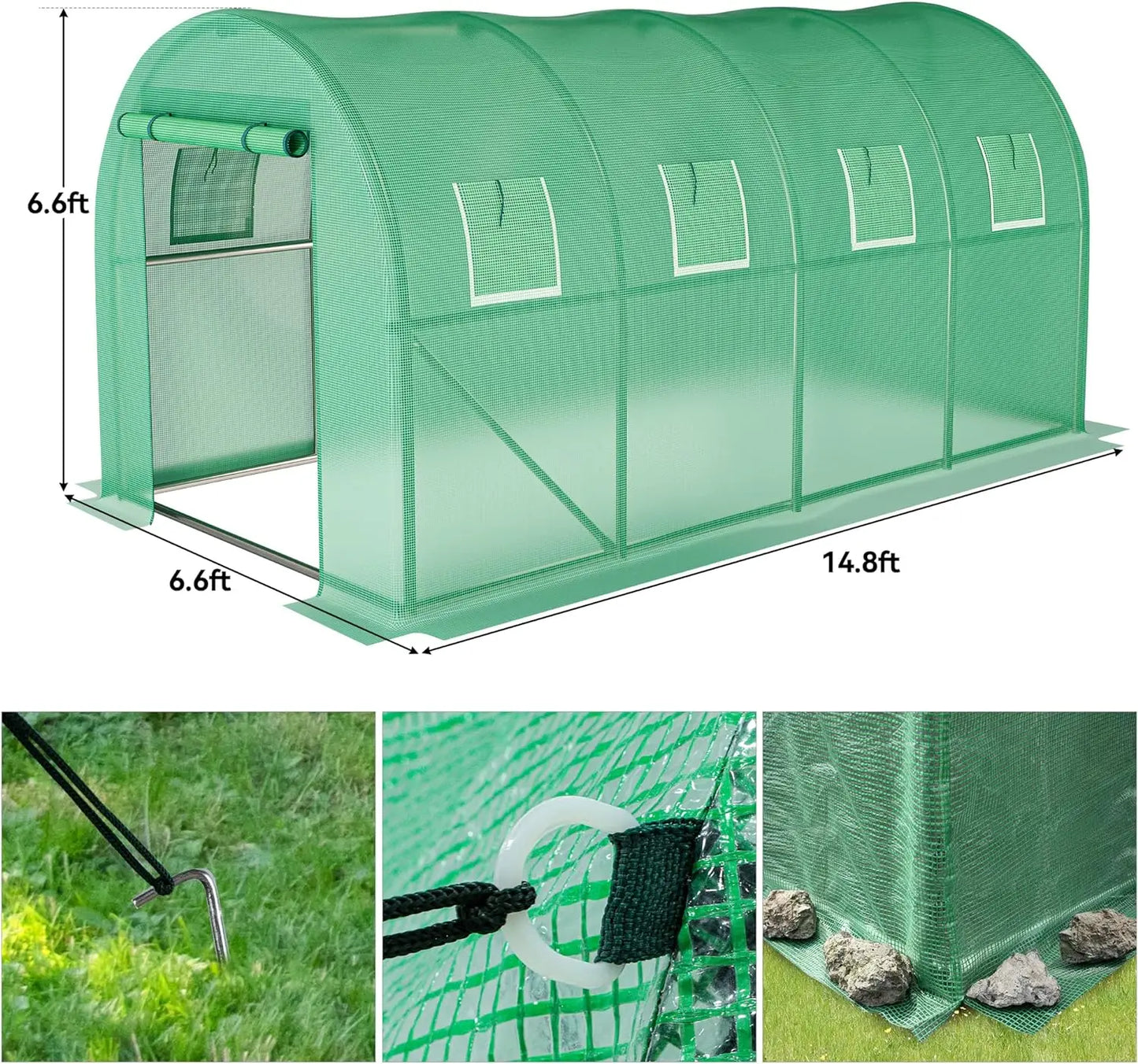 Greenhouse w/ Watering System Heavy Duty Green House