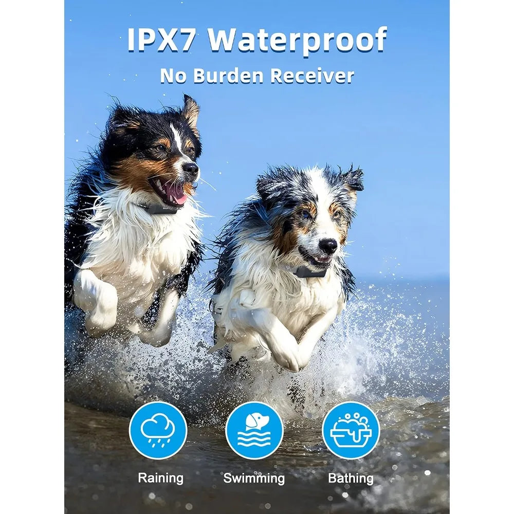 Waterproof Dog Shock Collar with Remote, 4000ft