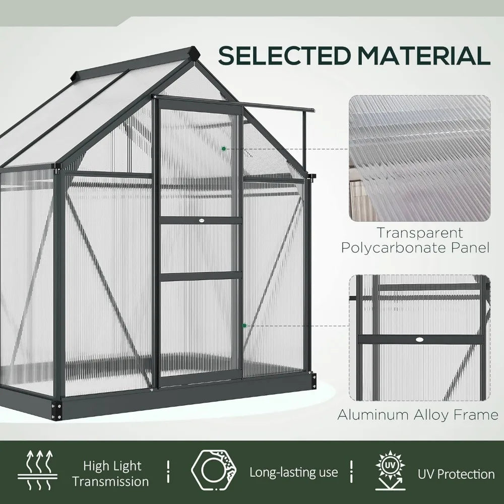 Heavy Duty Polycarbonate Greenhouse