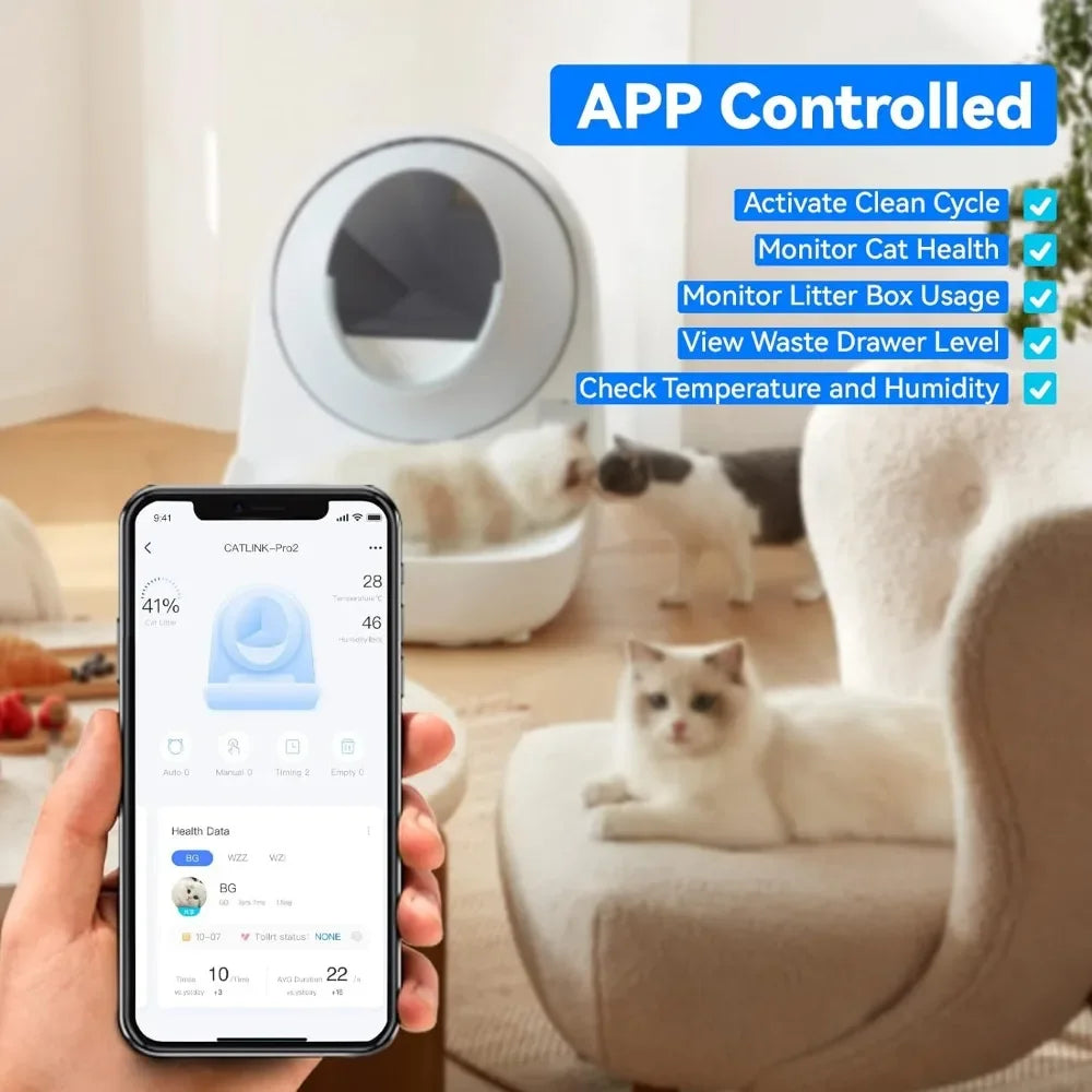 Automatic Self Cleaning Cat Litter Box
