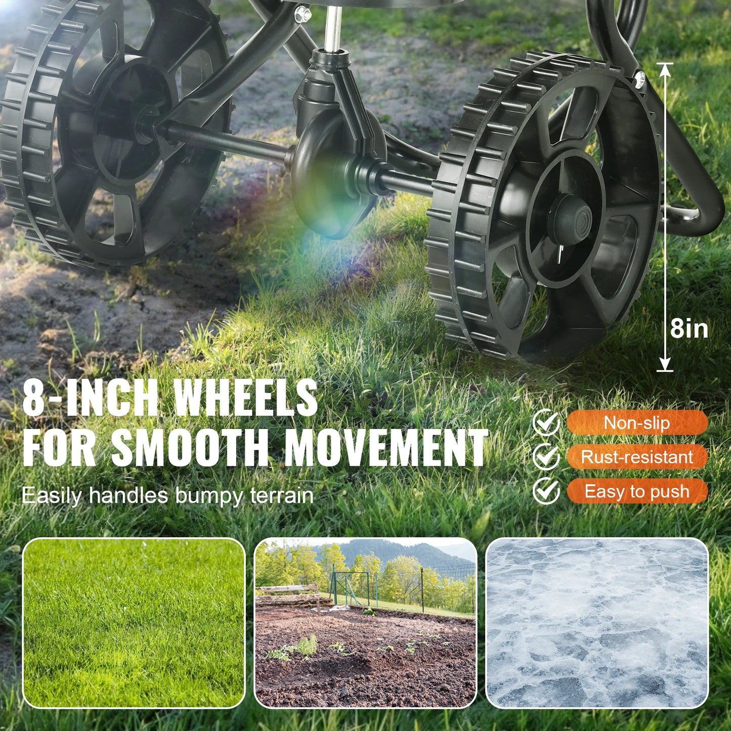 Walk-Behind Turf Push Fertilizer Spreader