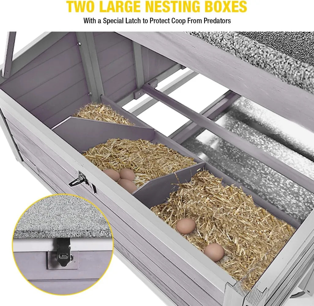 Large Chicken Coop with Wheels