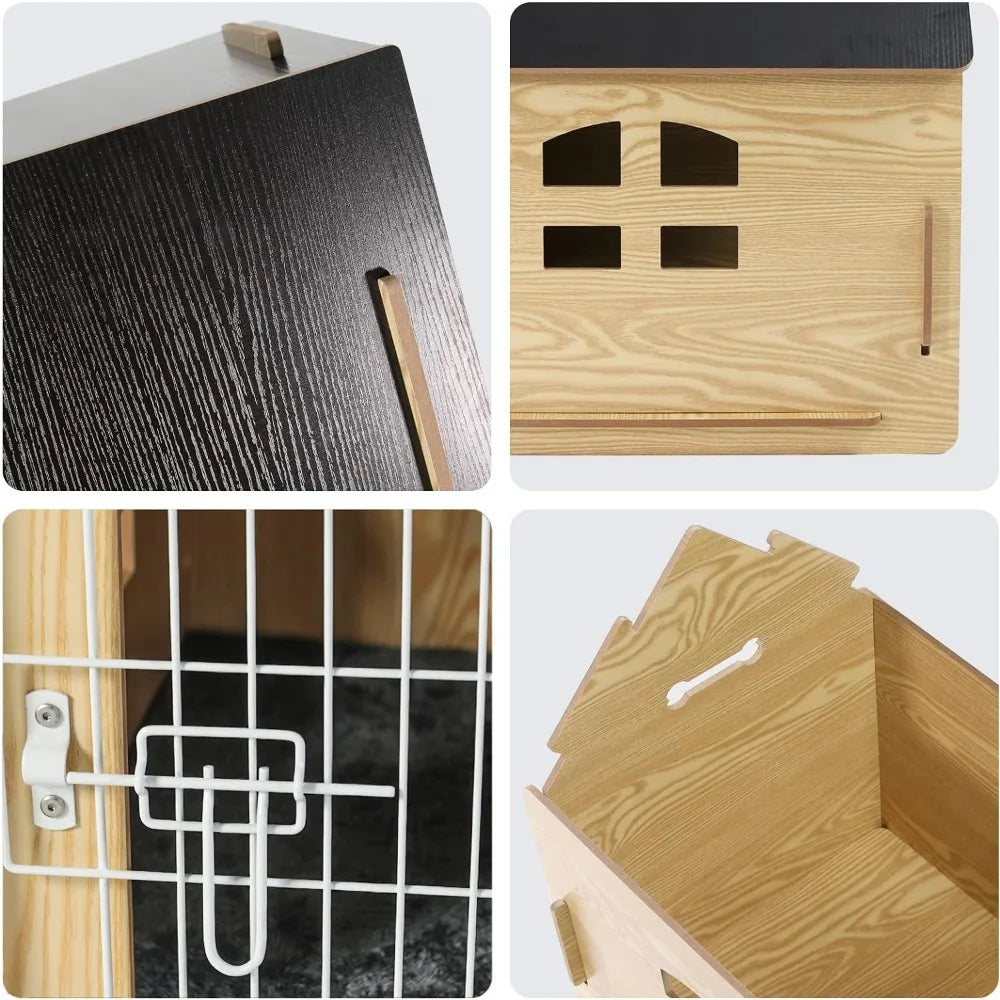 Comfortable Wooden Dog House for Small Dogs