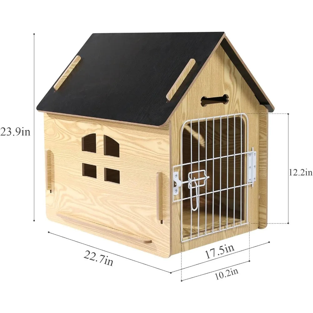 Comfortable Wooden Dog House for Small Dogs