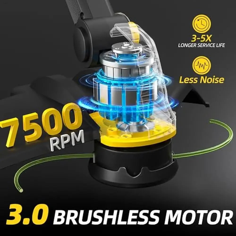 15" Cordless Weed Wacker & Edge Trimmer