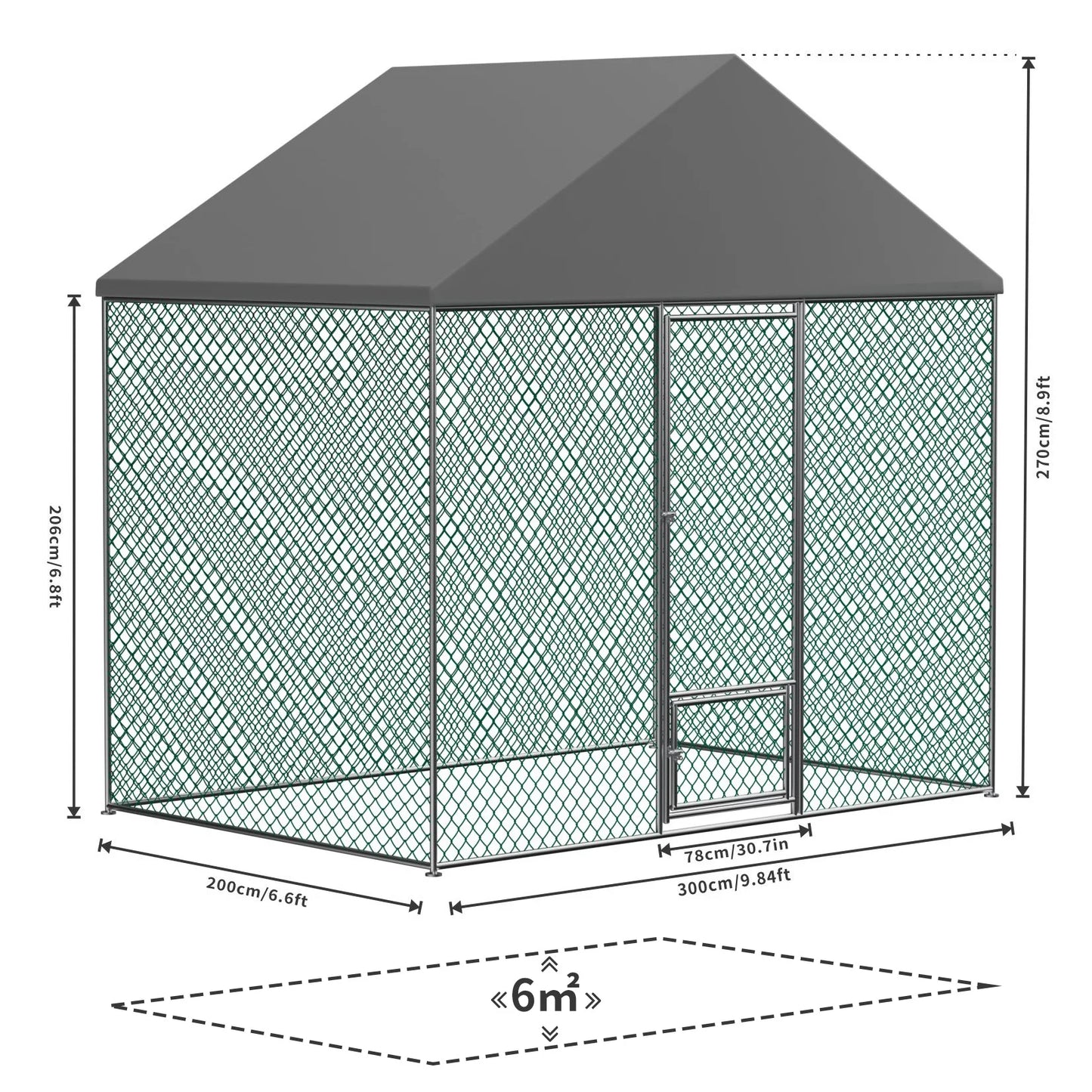 Metal Chicken Coop Runs for Outdoor