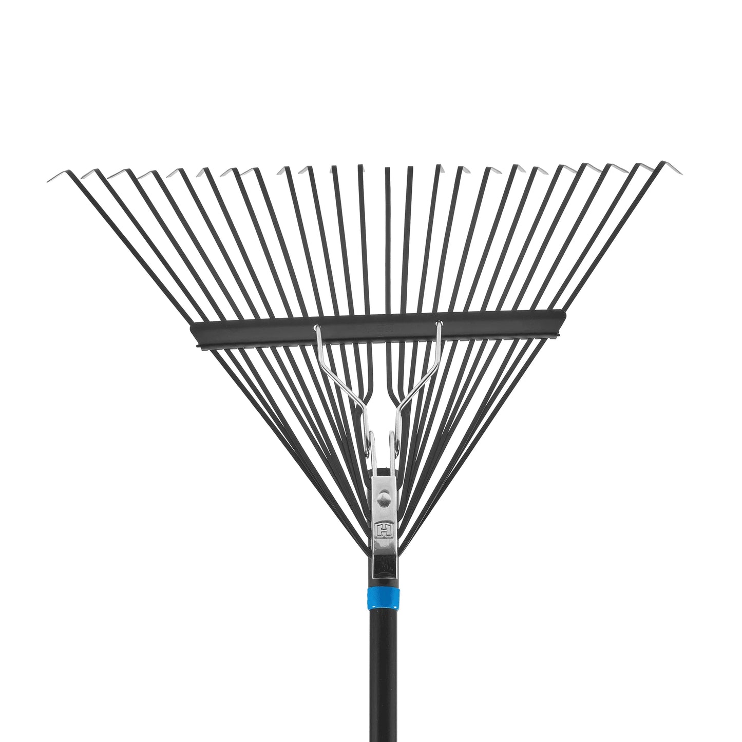 24-Tine Steel Spring Garden Leaf Rake