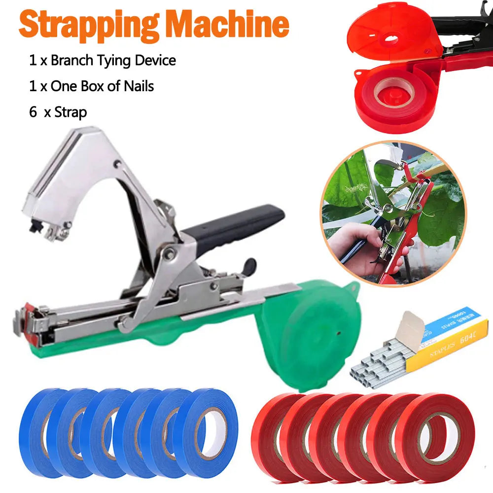 Hand Tying Binding Machine with 6 Roll Tapes