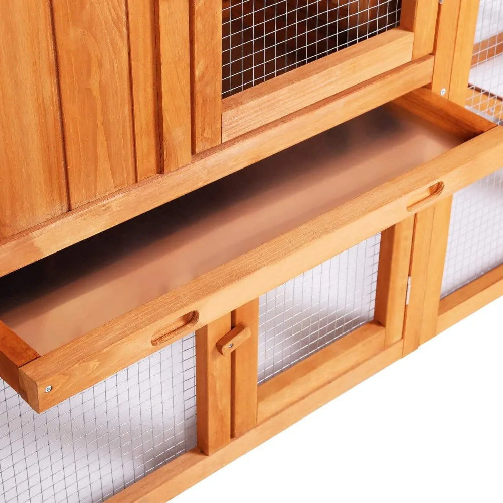Large Wooden Bunny/Rabbit/Hen Cage with Ventilation Door