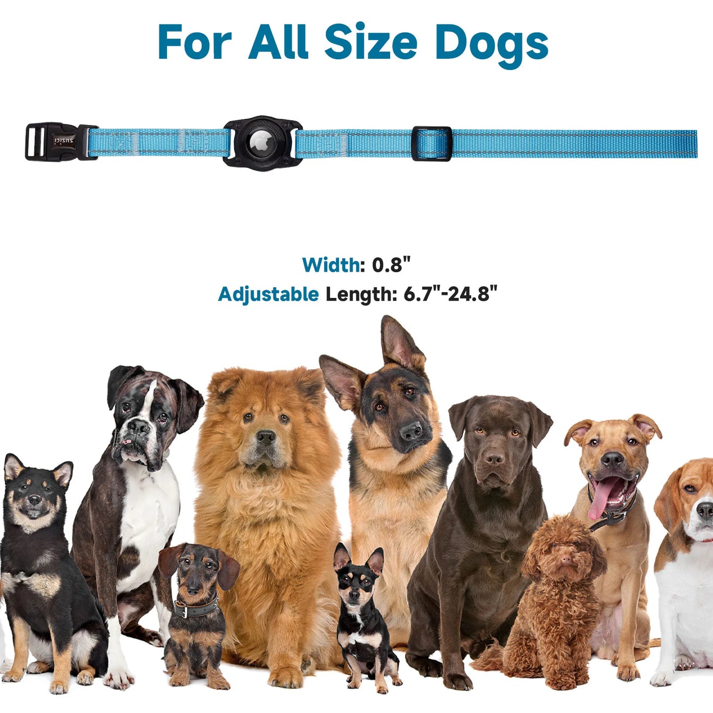 Dog Pet Reflective Duty With GPS Box