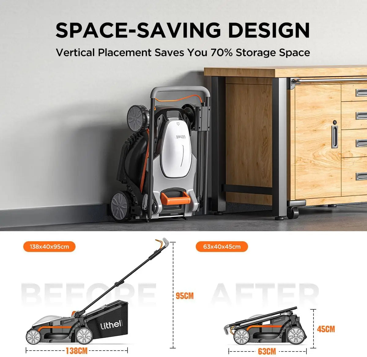 13 Inch Cordless Lawn Mower