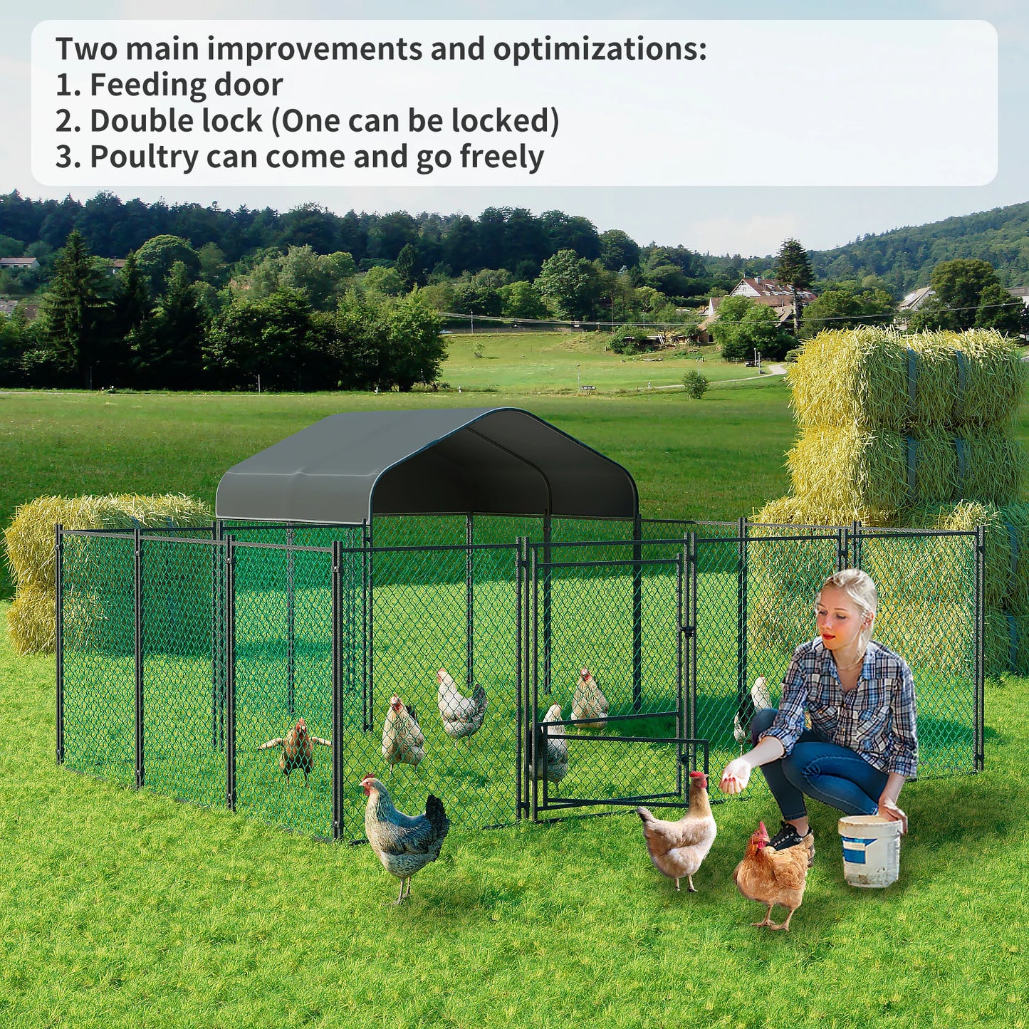 Extra Large Chicken Coop for Outdoors