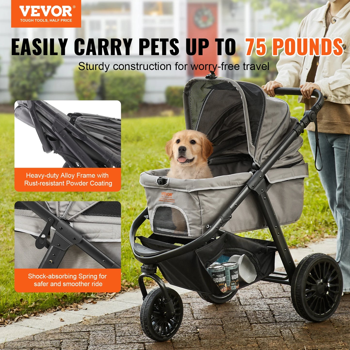 Pet Stroller Carrier