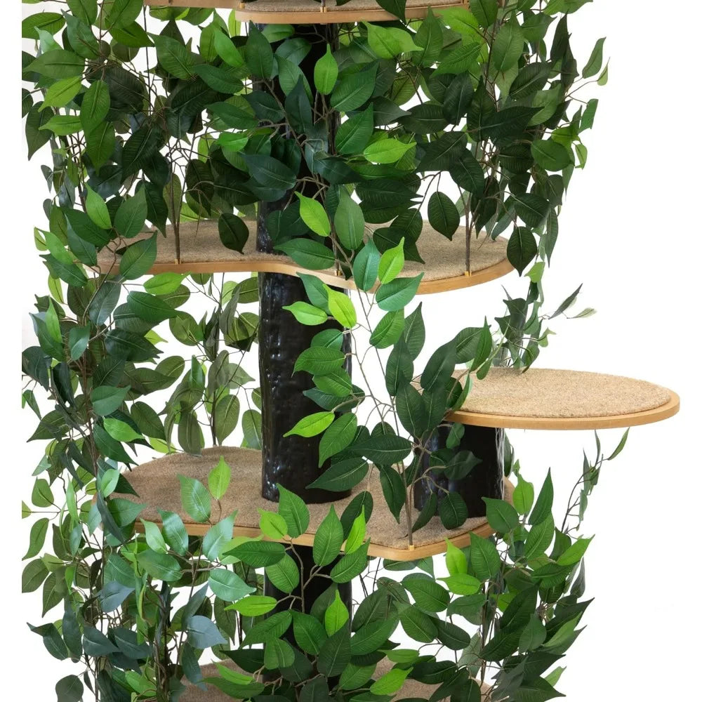 Cat Tree with Leaves