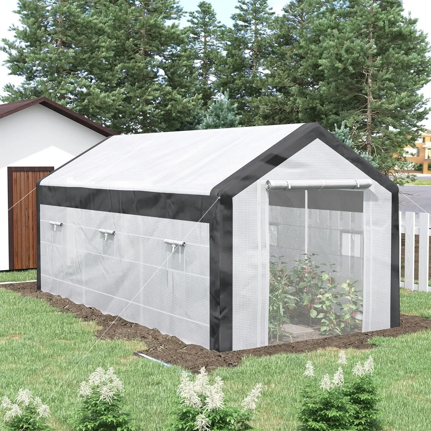 Walk-in Greenhouse Outdoor Gardening Canopy