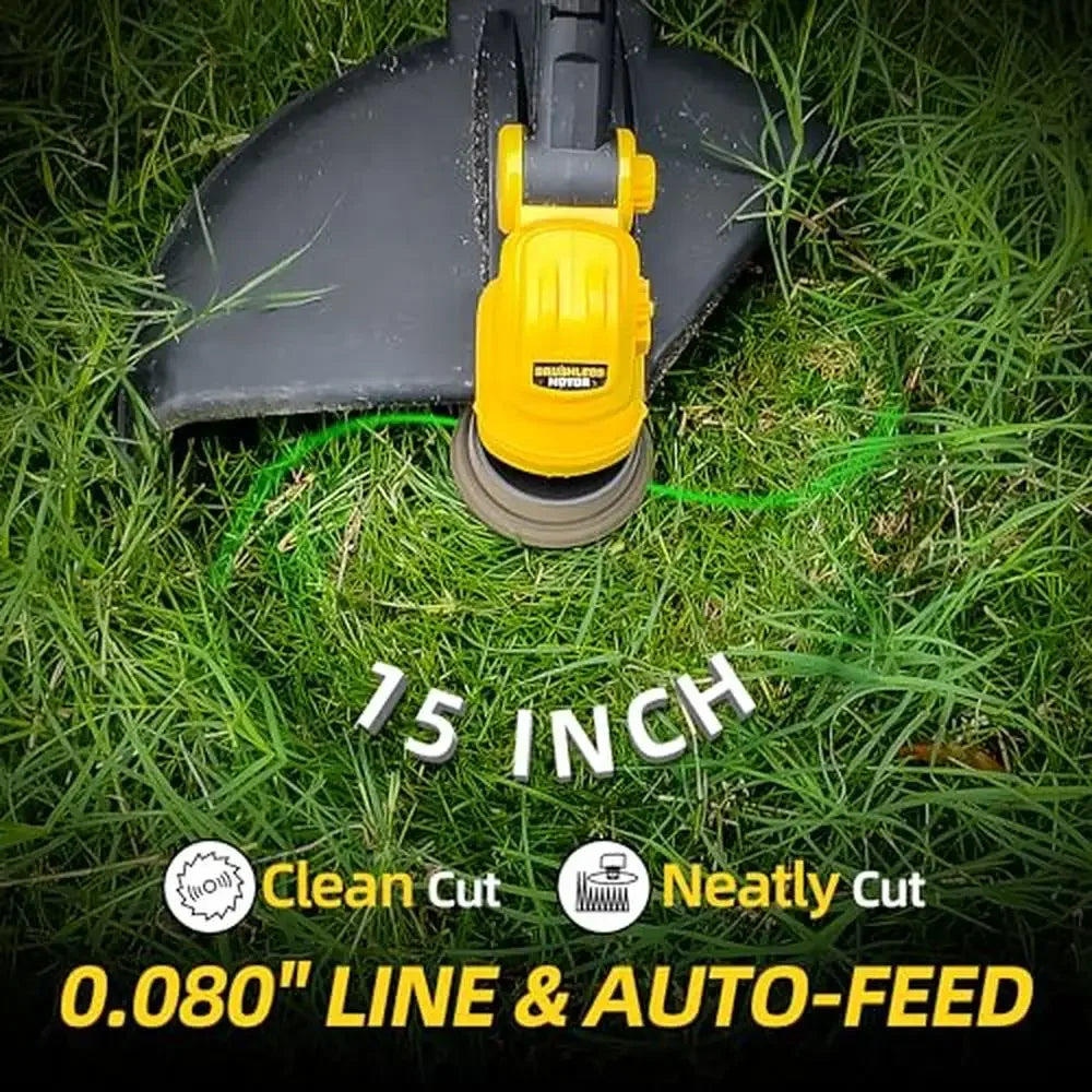 15" Cordless Weed Wacker & Edge Trimmer