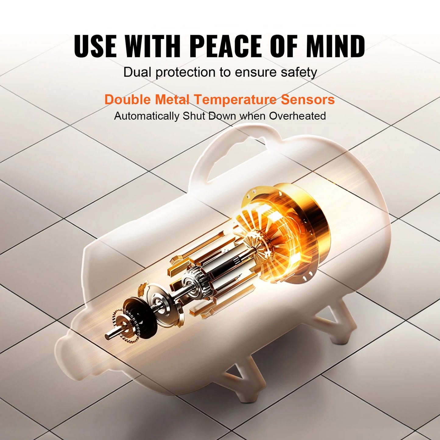 Dog Blow Dryer Adjustable Speed Temperature