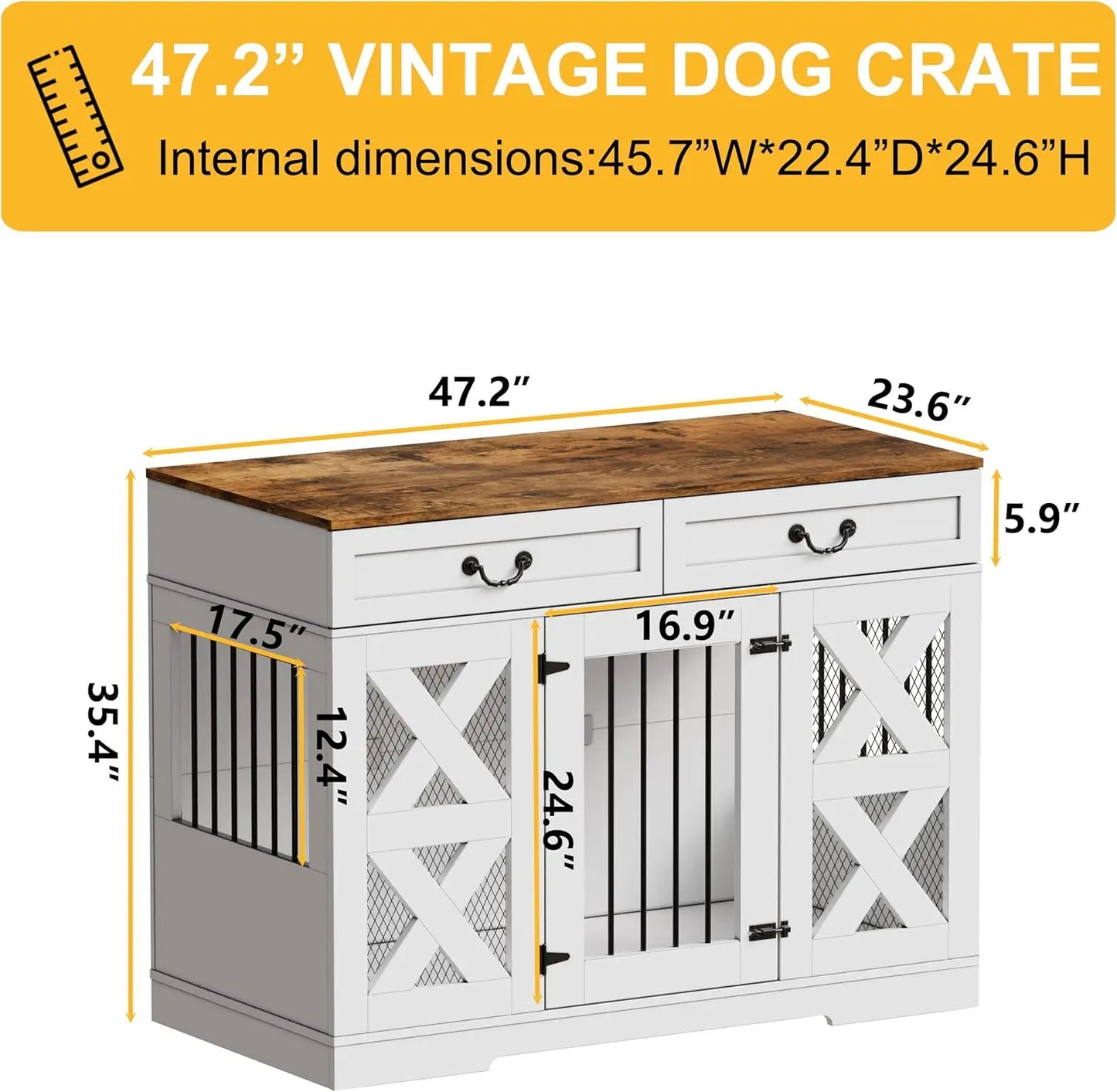 Large Dog Crate Furniture