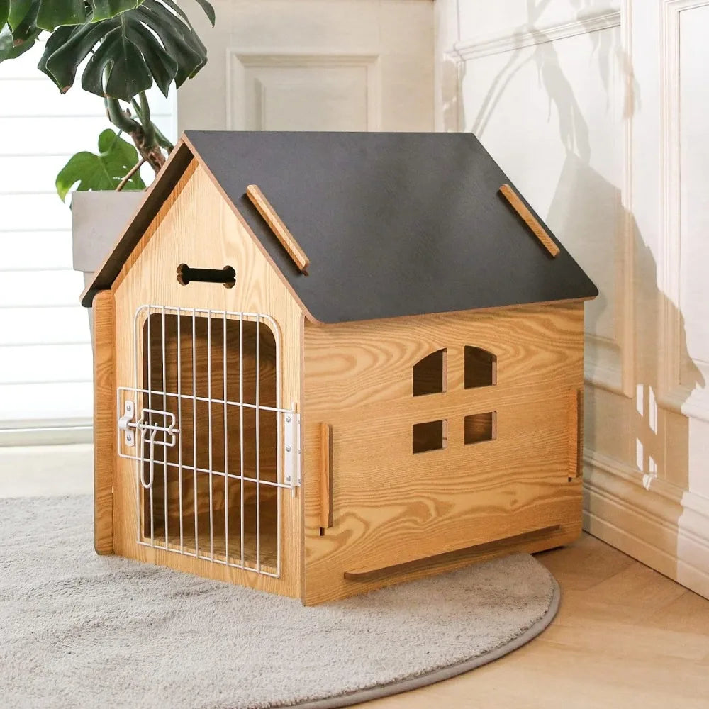Comfortable Wooden Dog House for Small Dogs