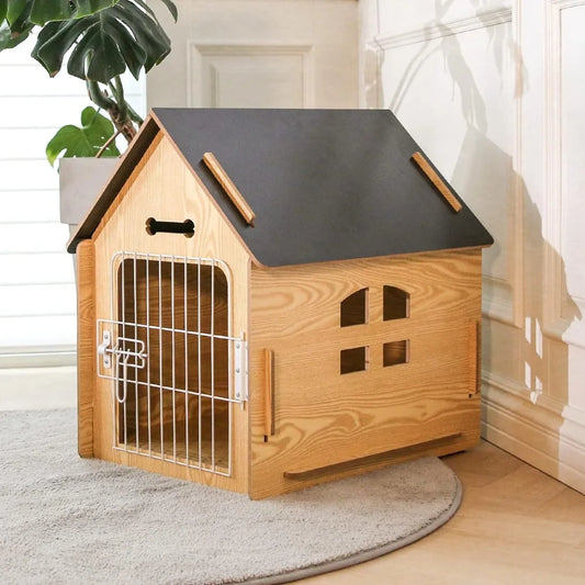 Comfortable Wooden Dog House for Small Dogs