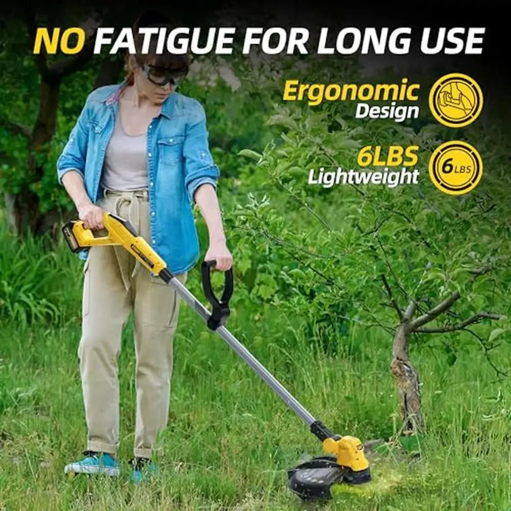 15" Cordless Weed Wacker & Edge Trimmer