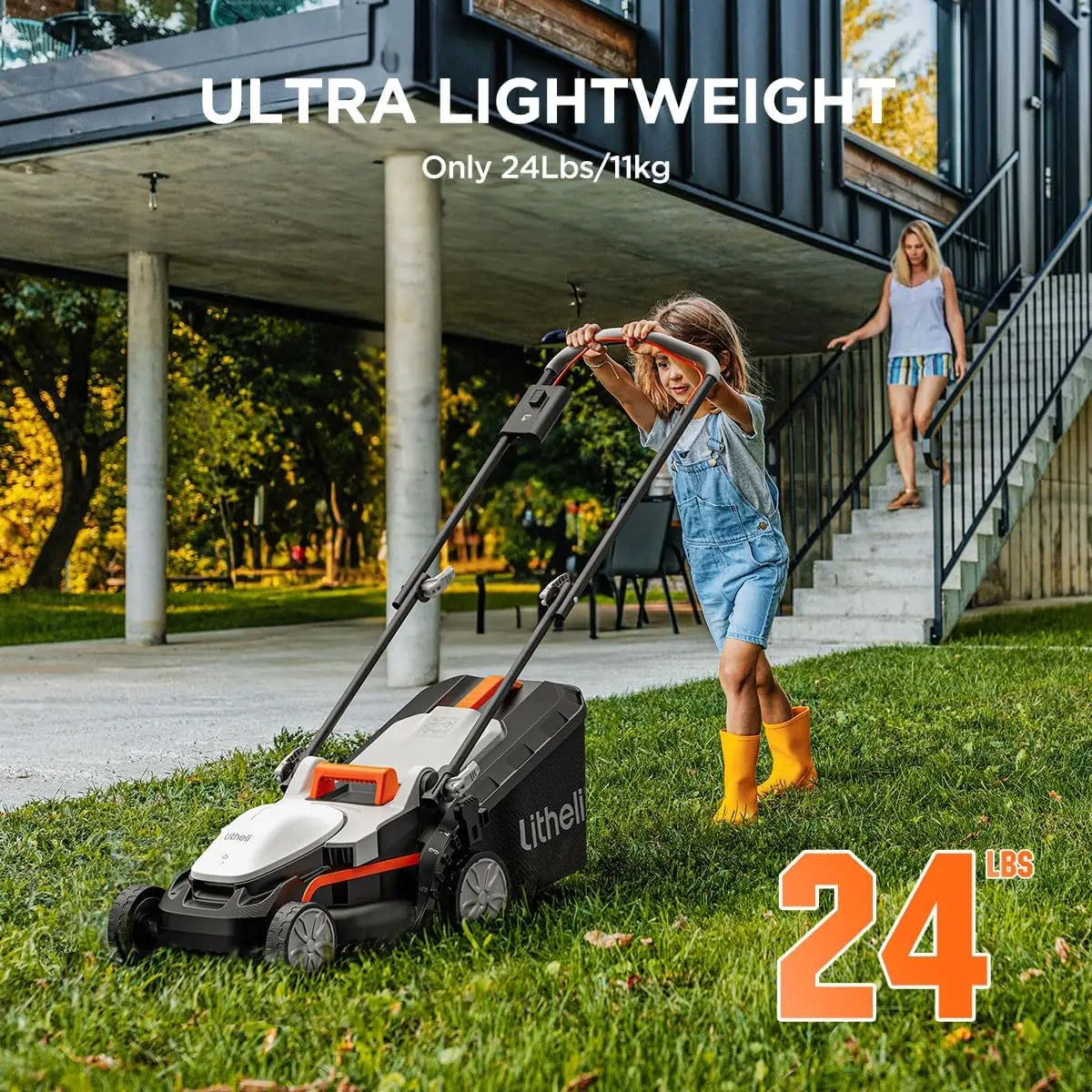13 Inch Cordless Lawn Mower