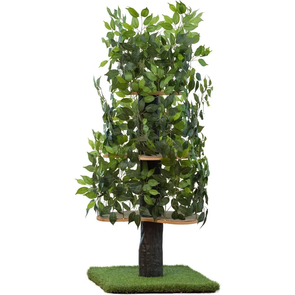 Cat Tree with Leaves