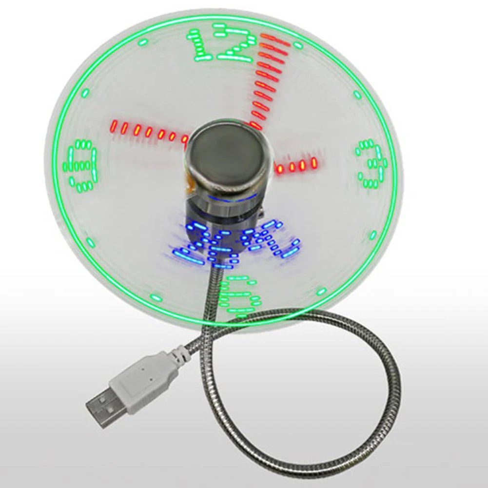 USB Gadgets Clock Fan