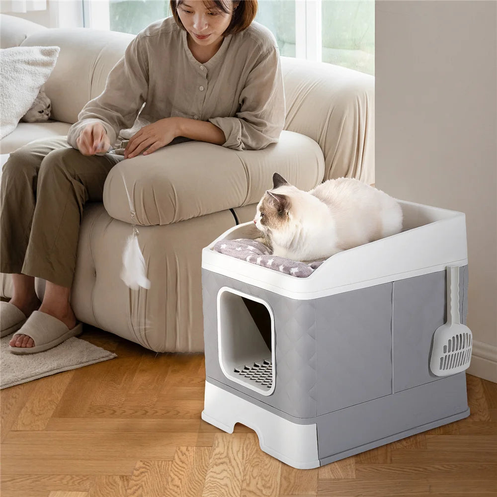 Foldable Cat Litter Box