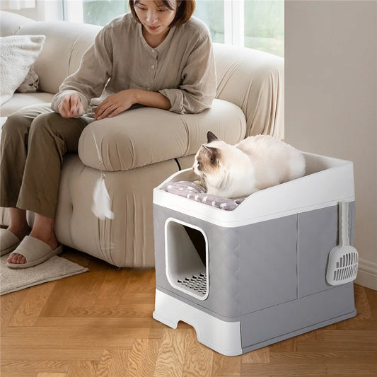 Foldable Cat Litter Box