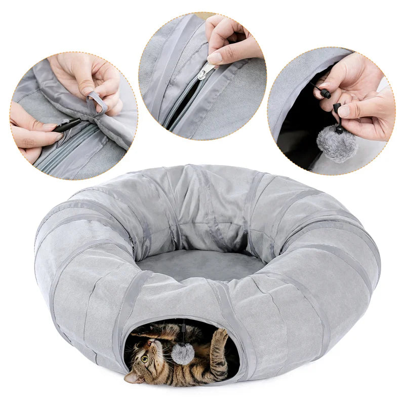 Cat Tunnel Toy Cat Pop Up Bed