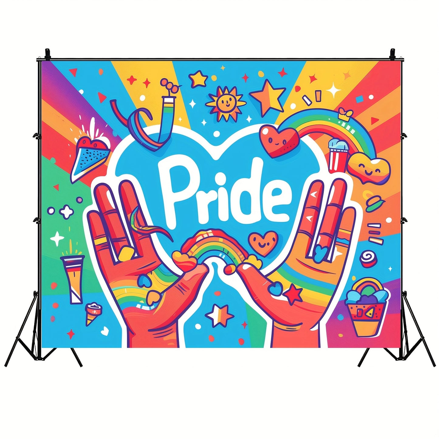Pride Rainbow Flag Banner
